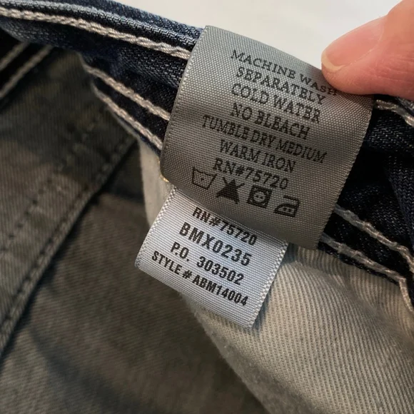 Men's BKE Denim Justin Distressed Button Fly Jeans Waist 34 - Picture 10 of 10